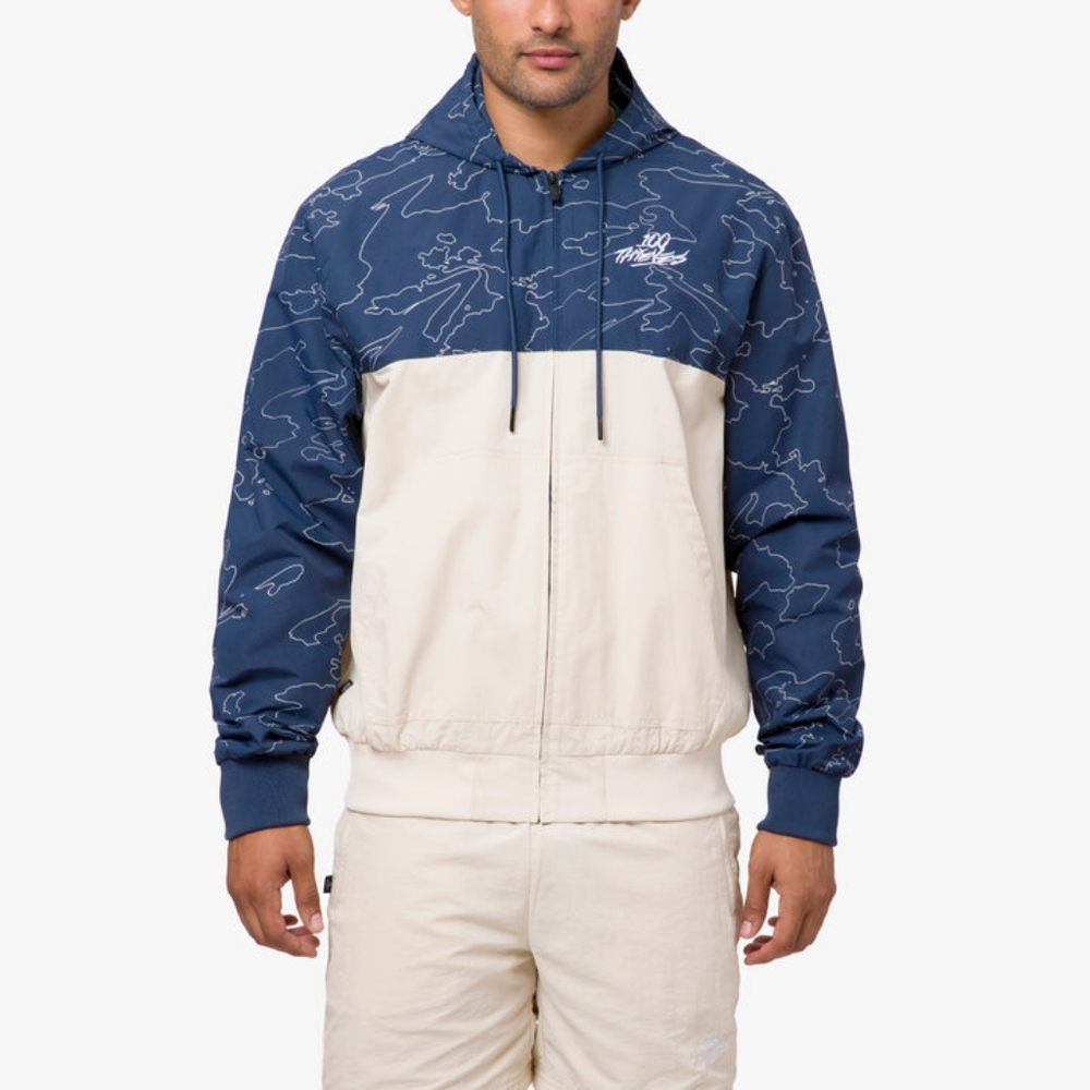 100 Thieves Geoprint Windbreaker - Size M